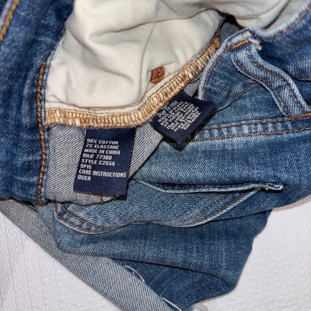 Madewell Denim High Rise Cuffed Jean Shorts Women's Size 27 Casual - Picture 4 of 5
